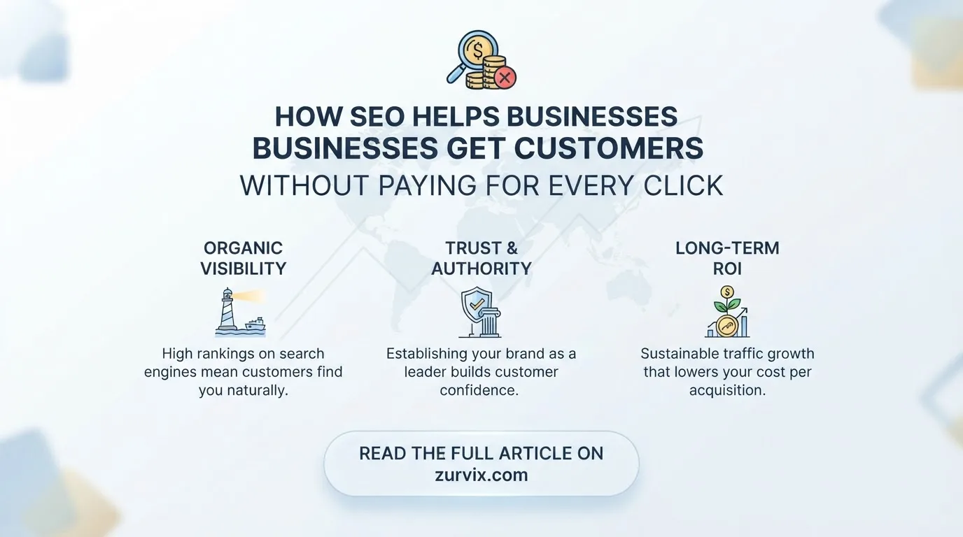How SEO Helps Businesses Get Customers Without Paying for Every Click